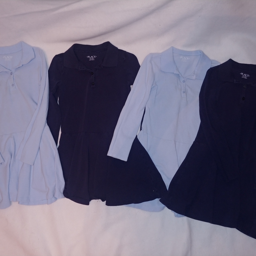 School Uniform Dress Bundle Size M 7/8